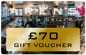 Arens Bar £70 Gift Voucher